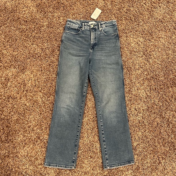 NWT Good American Good Curve Straight Jeans Size 6/28 - BLUE858 - Picture 2 of 13